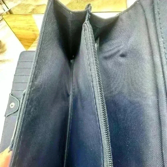 Nautica Blue Green Money Manager Wallet ID Safe RFID Protection. EUC - Picture 14 of 16